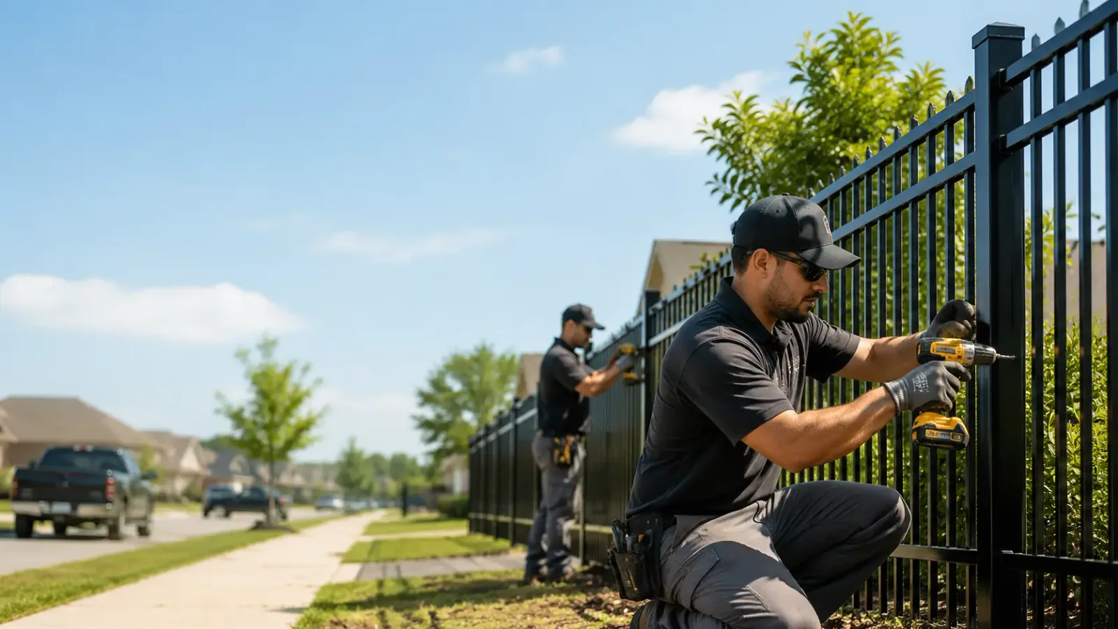 Metal Fence Installation in Alabama